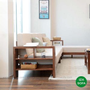 Sofa gỗ cho phòng khách rộng