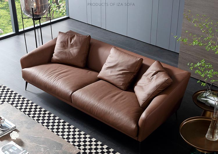 Sofa văng da đẹp hiện đại HD65