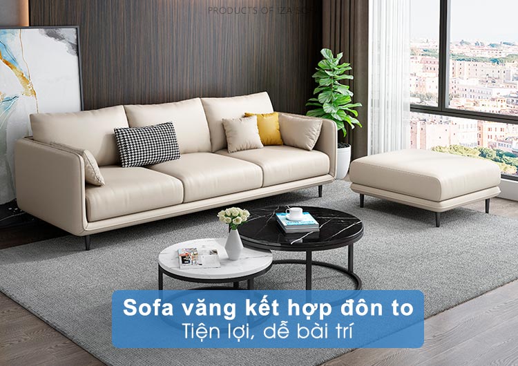Sofa văng và đôn sofa HD55