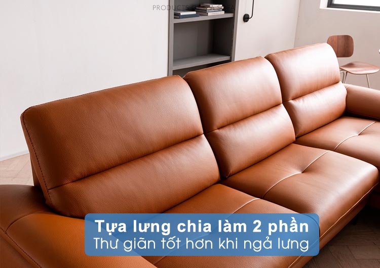 sofa da goc chu L don gian hien dai HD72 6