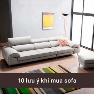 10 lưu ý mua sofa