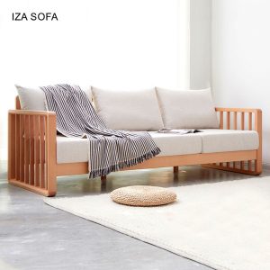 Ghế sofa gỗ dài 2m ZG99