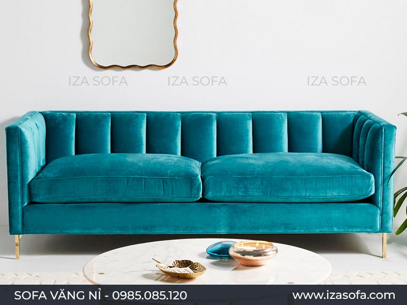 Sofa văng nỉ nhung đẹp giá rẻ