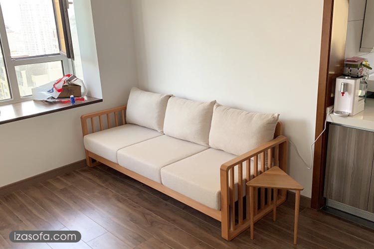 Sofa văng gỗ hiện đại izasofa