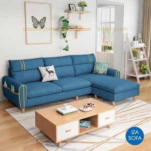 Sofa nỉ cho nhà nhỏ hẹp ZA16