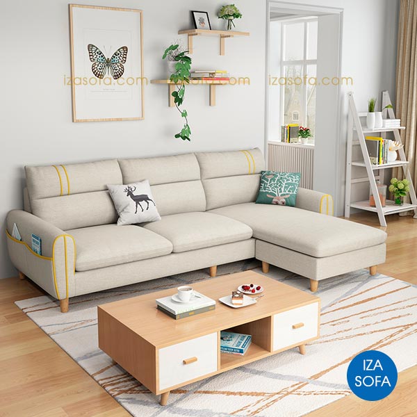 Sofa nỉ cho nhà nhỏ hẹp ZA16