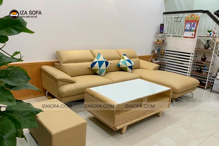 Mẫu sofa da đẹp Bắc Ninh