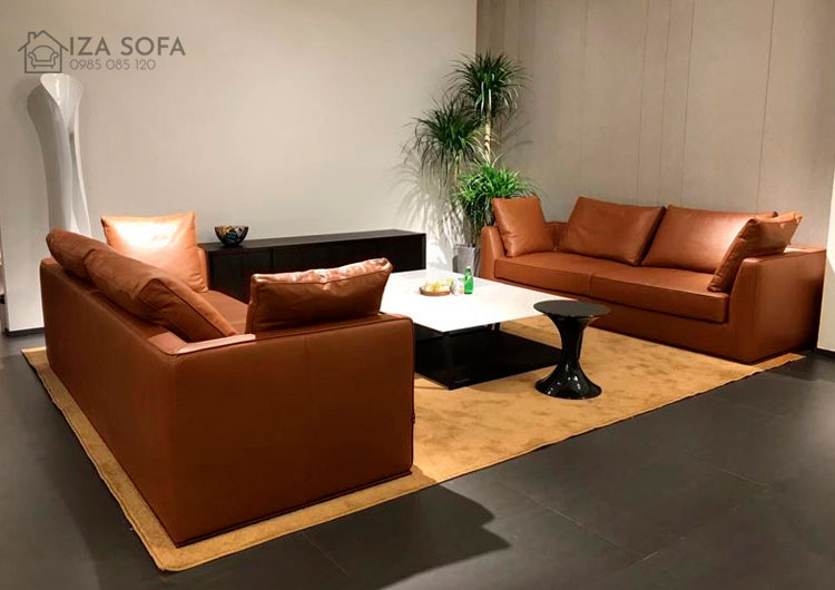 Sofa văn phòng gồm 2 văng dài