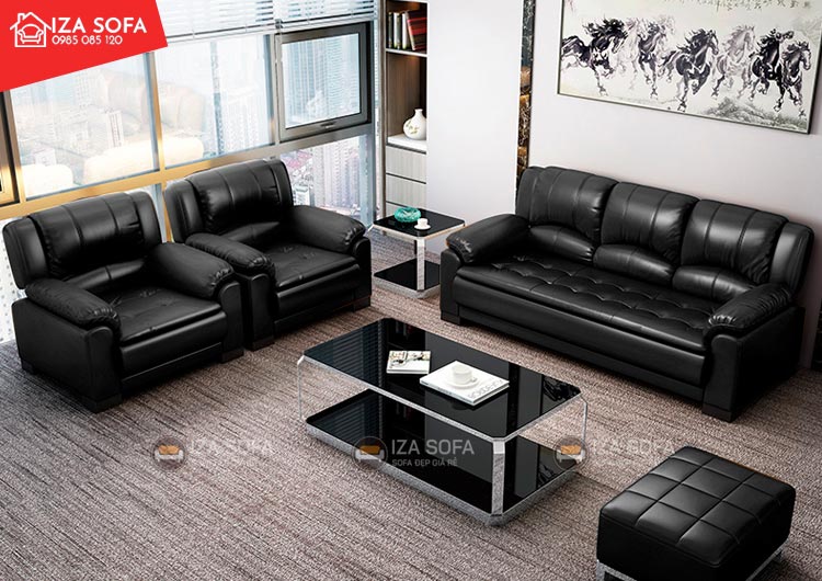 Sofa phòng giám đốc màu đen
