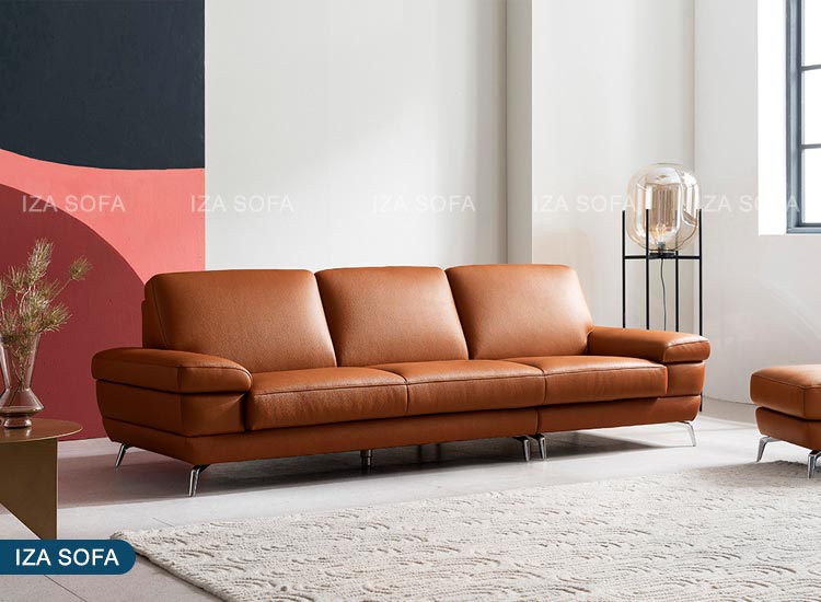 Sofa da đẹp hiện đại 