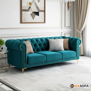 Sofa văng nỉ cổ điển sang trọng ZA55