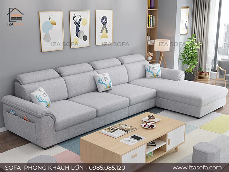 Sofa phòng khách lớn thiết kế hiện đại