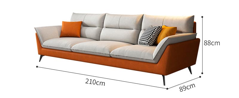 kích thước sofa da chung cư hiện đại