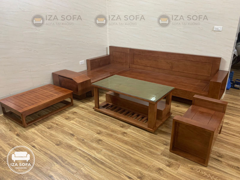 Sofa gỗ hiện đại sang trọng