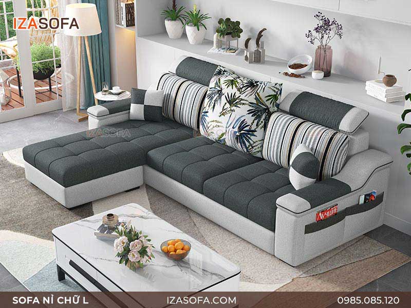 Sofa kích thước nhỏ đệm rút lõm