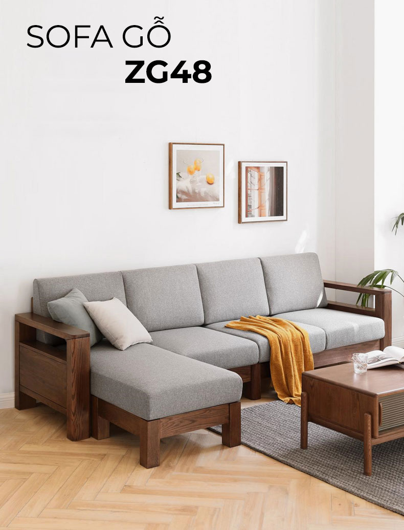 Sofa gỗ giá rẻ ZG48