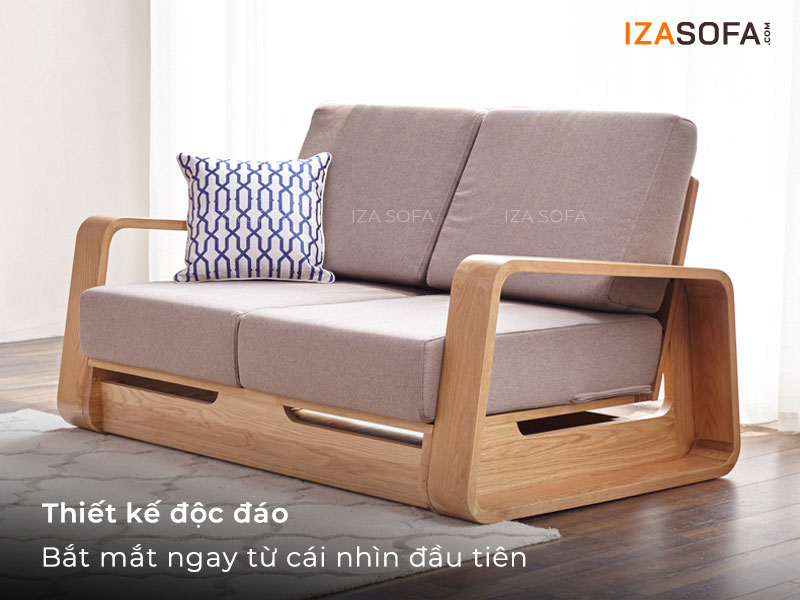 Sofa gỗ độc đáo