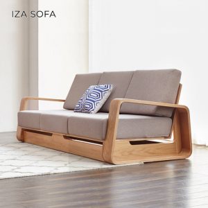 Sofa gỗ phòng khách hiện đại