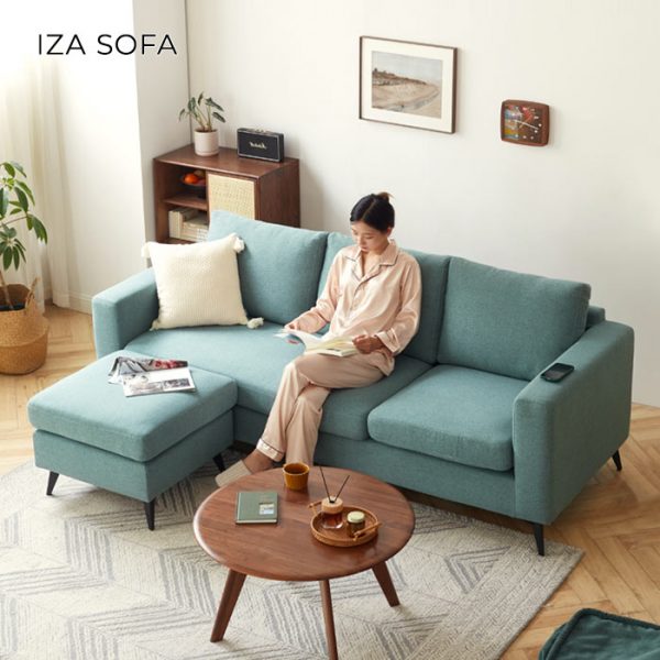 Sofa nỉ nhỏ đẹp hiện đại