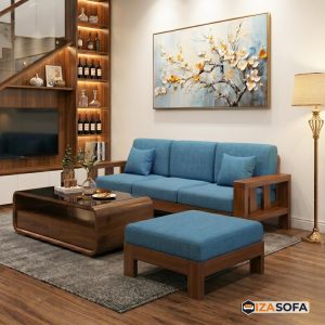 Mẫu ghế sofa gỗ cho chung cư nhỏ ZG108