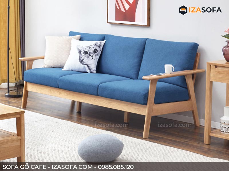 Sofa gỗ đẹp cho quán cafe