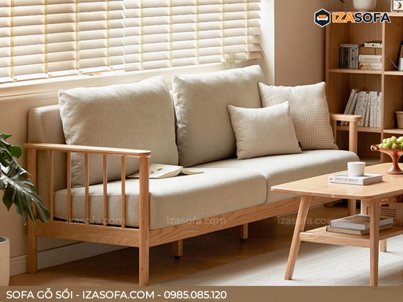 Sofa gỗ sồi hà nội