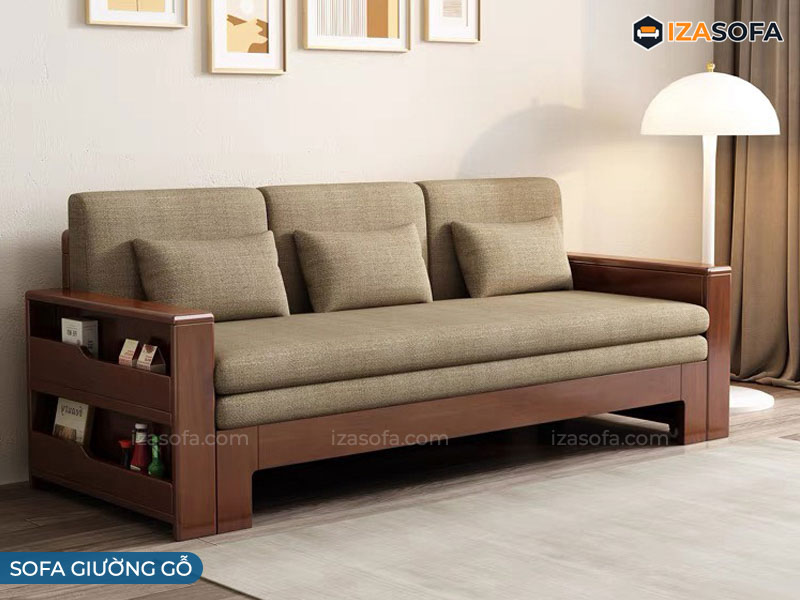 Ghế sofa giường bằng gỗ
