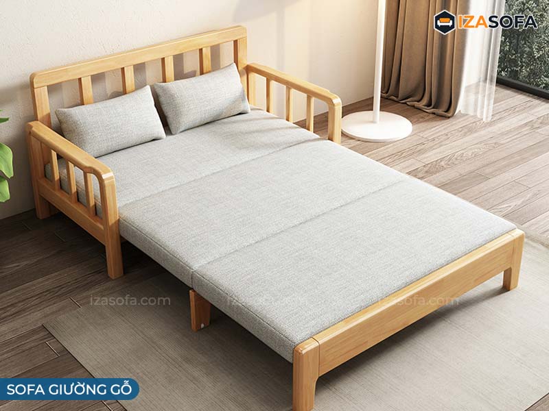 Sofa giường gỗ thông minh