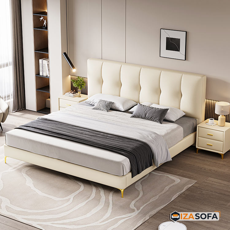 Giường bọc da cao cấp 06 2 Giường bọc da cao cấp 06