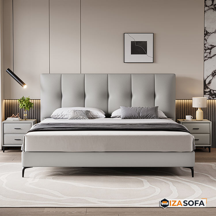 Giường bọc da cao cấp 06 3 Giường bọc da cao cấp 06