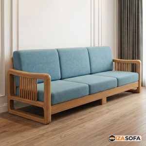 Sofa văng gỗ 3 chỗ ngồi chung cư ZG92V
