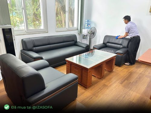 Sofa da cho phòng giám đốc GD218 photo review