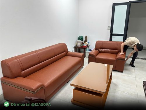 Sofa da cho phòng giám đốc GD218 photo review