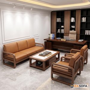 Bộ bàn ghế gỗ trưởng phòng VP20 5 Bộ bàn ghế gỗ trưởng phòng VP20